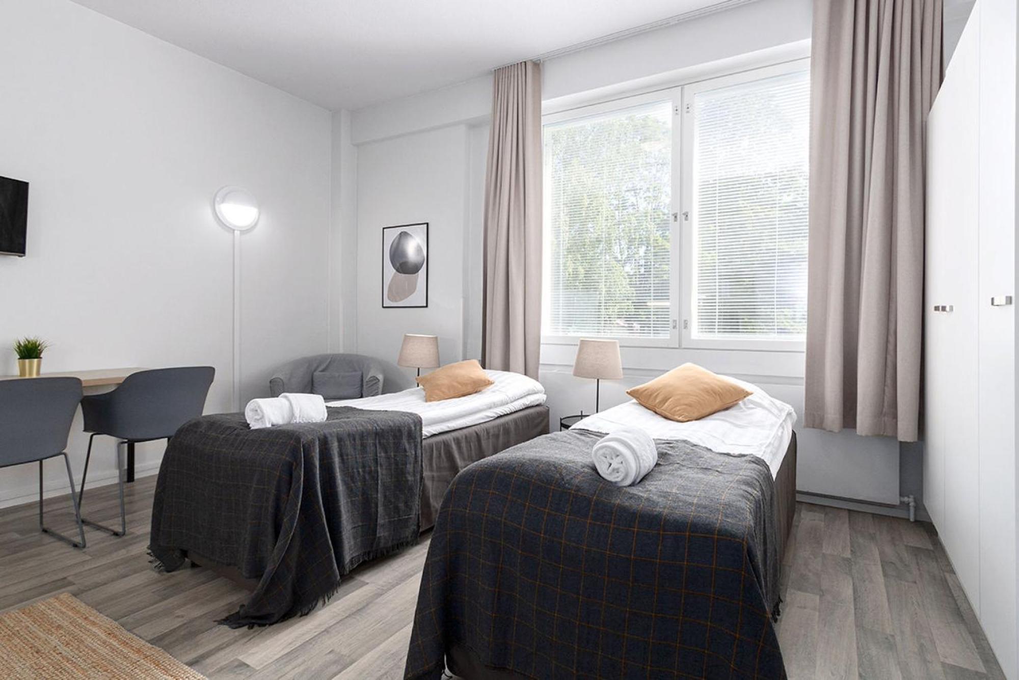 Forenom Serviced Apartments Rauma Kaivopuisto Bagian luar foto